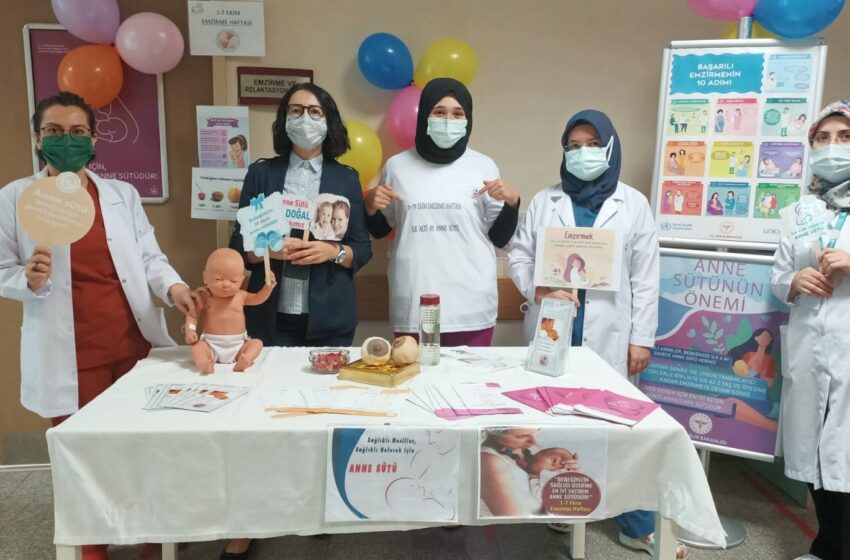  Nazilli Devlet Hastanesinde ‘Anne sütünün önemi ve emzirme’ konulu etkinlik düzenlendi