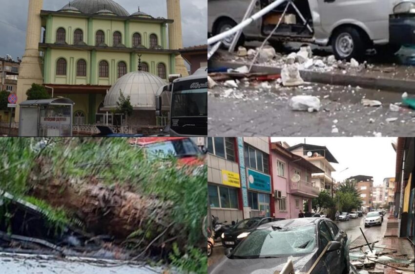  Aydın Büyükşehir Belediyesi Nazilli ilçesinde fırtına ve yağmur sonrasında seferberlik başlattı