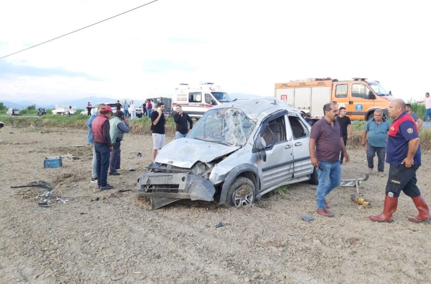  Nazilli’de trafik kazası 1 yaralı 1 ölü