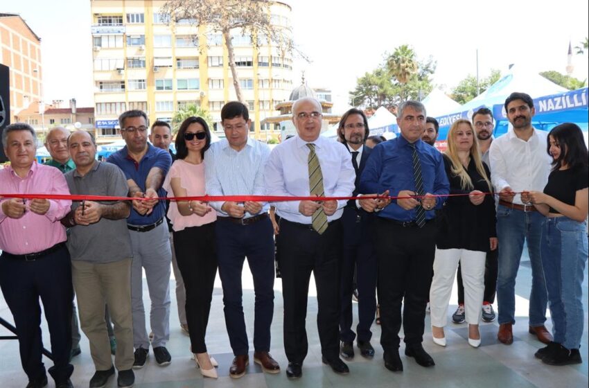  Nazilli Halk Eğitim Merkezinin yıl sonu sergisi yoğun bir katılım ile gerçekleştirildi