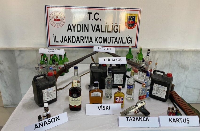  Aydın’da kaçak alkole yönelik operasyonlar sıklaştırıldı