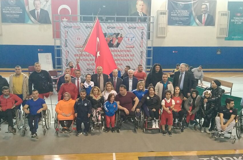  Bedensel Engelliler Türkiye Halter Şampiyonası,Nazilli’de yapıldı