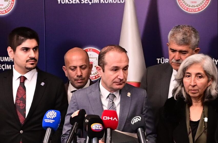  Memleket Partisi, Erdoğan’ın yeniden Cumhurbaşkanlığı adaylığına itiraz etti