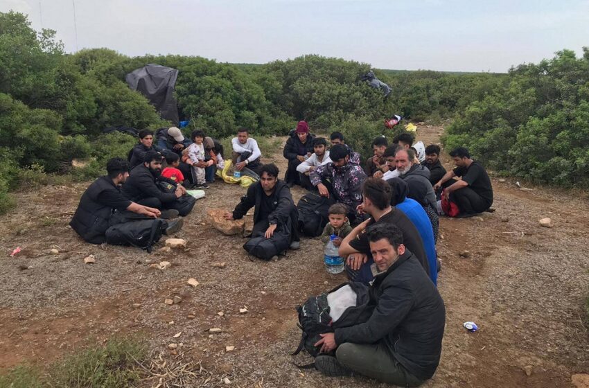  Didim’de 34 göçmen yakalandı